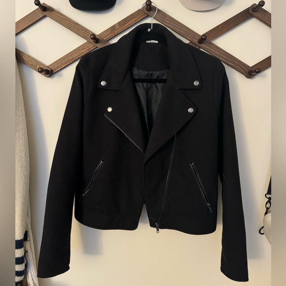 Divided Black Suede Jacket - Picture 1 of 2